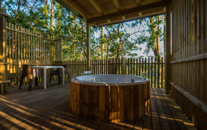 5 cabañas en árboles con jacuzzi